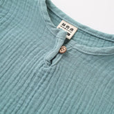 Children T-Shirts Kids Boys Girls Linen Pleated Clothes-Veeddydropshipping